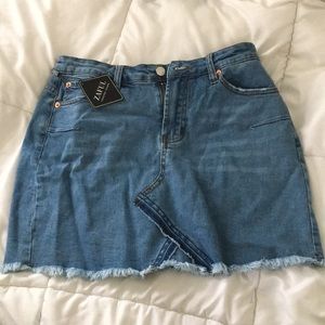Never worn denim skirt with tags still on